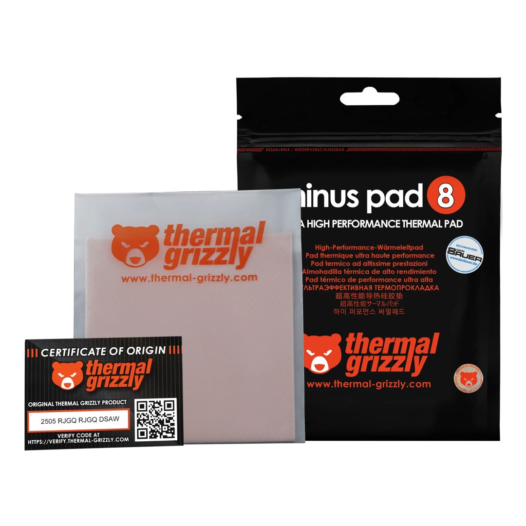 Thermal Grizzly Minus Pad 8 Hővezető lap (1lap/csomag)
