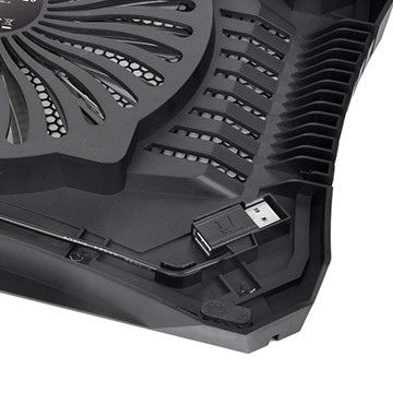 Thermaltake Massive V20 Hatékony hűtési teljesítményű notebook hűtő Black