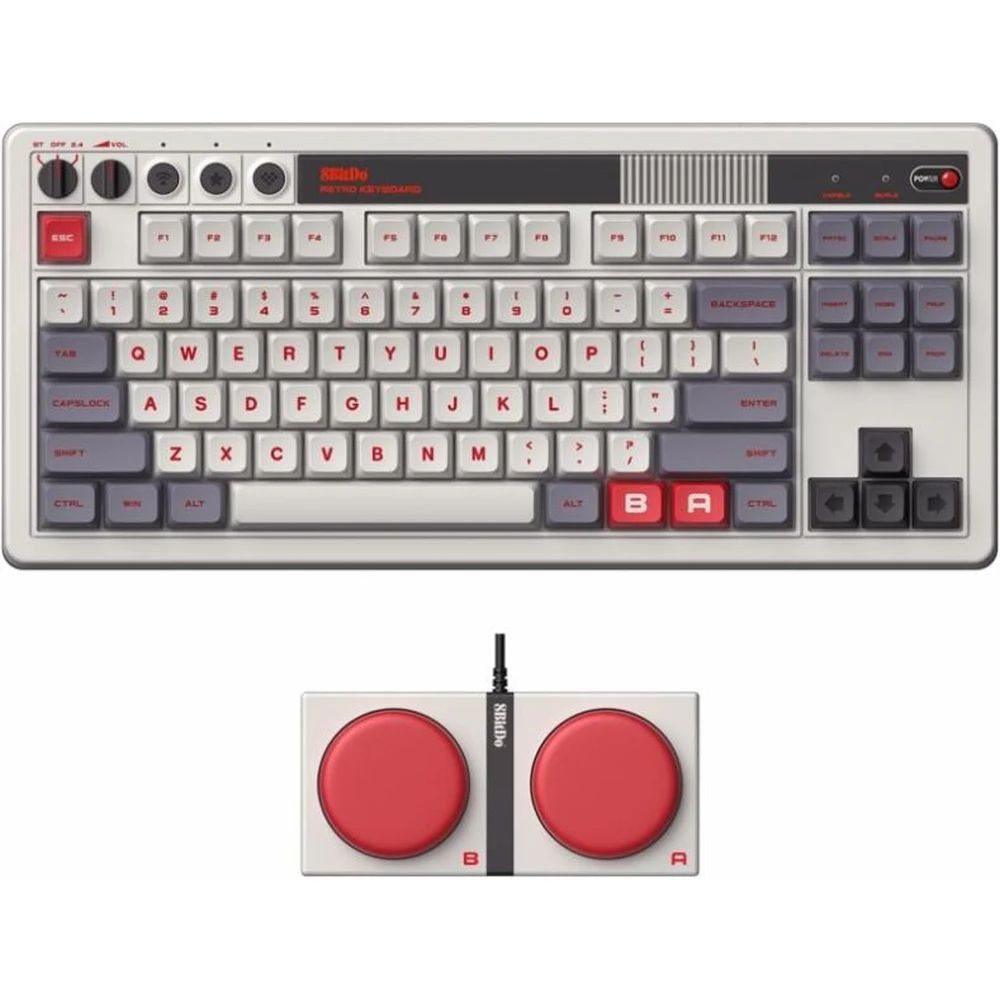 8BitDo Retro 87 Mechanical Wireless Bluetooth Keyboard N Edition US