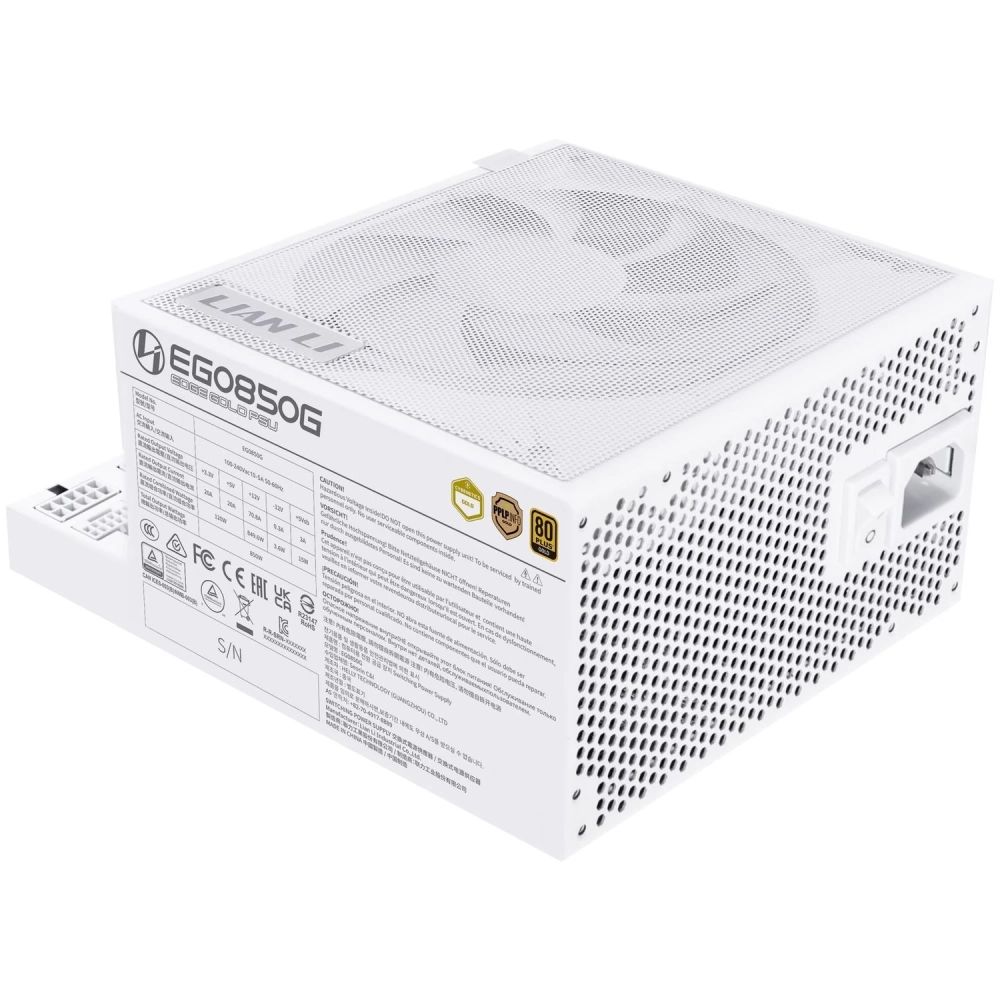 Lian Li 850W 80+ Gold Edge Gold White