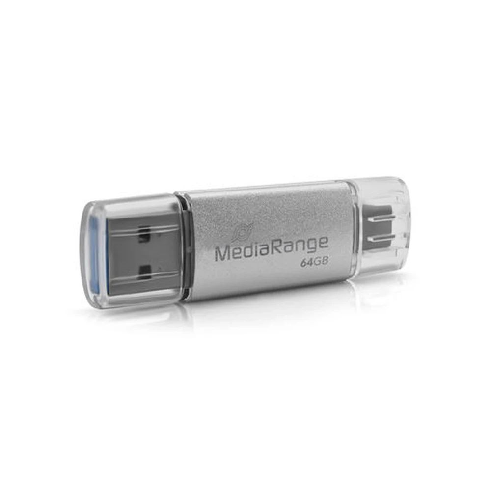 MediaRange 64GB MR937 USB3.2 Silver