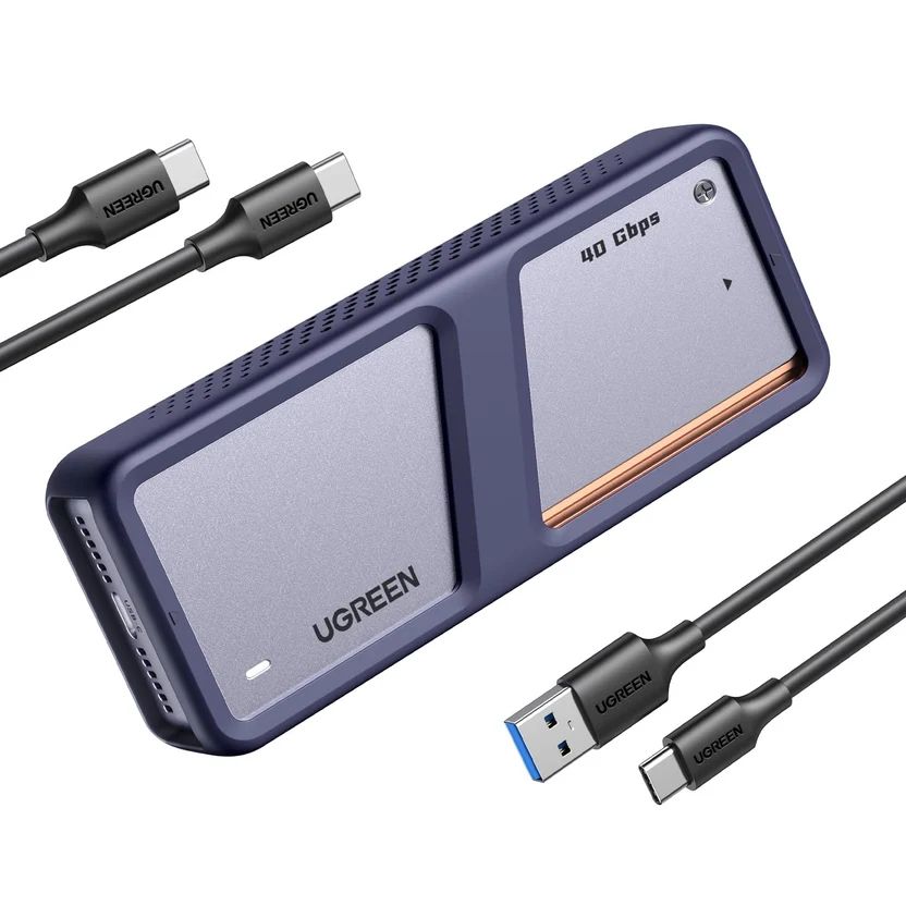 UGREEN D703 M.2 NVMe SSD enclosure USB4 Grey
