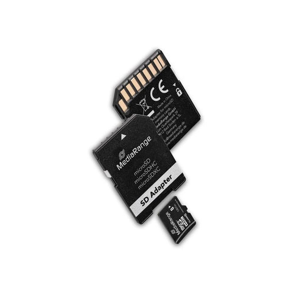 MediaRange 8GB microSDHC MR957 Class10 + adapterrel