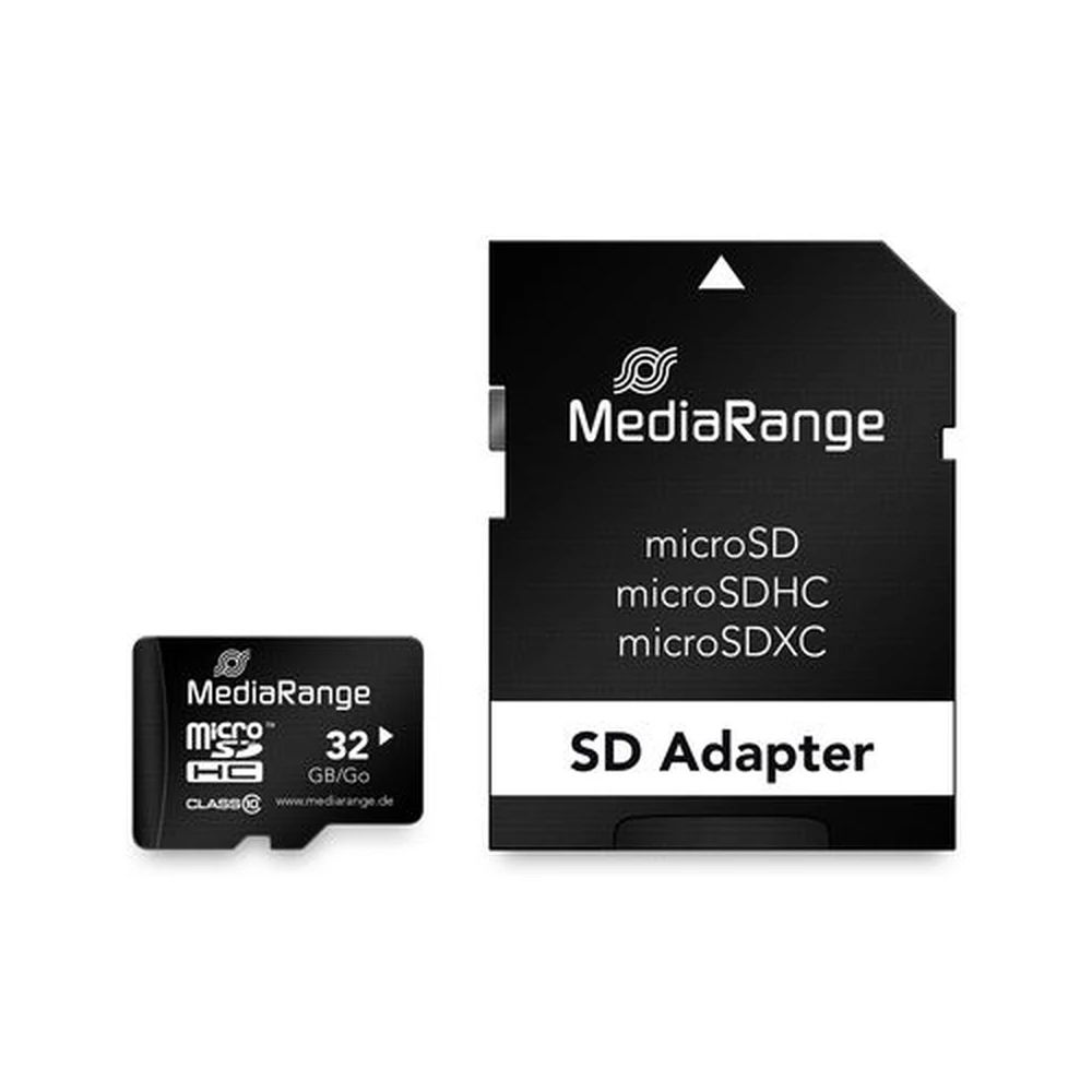 MediaRange 32GB microSDHC MR959 Class10 + adapterrel