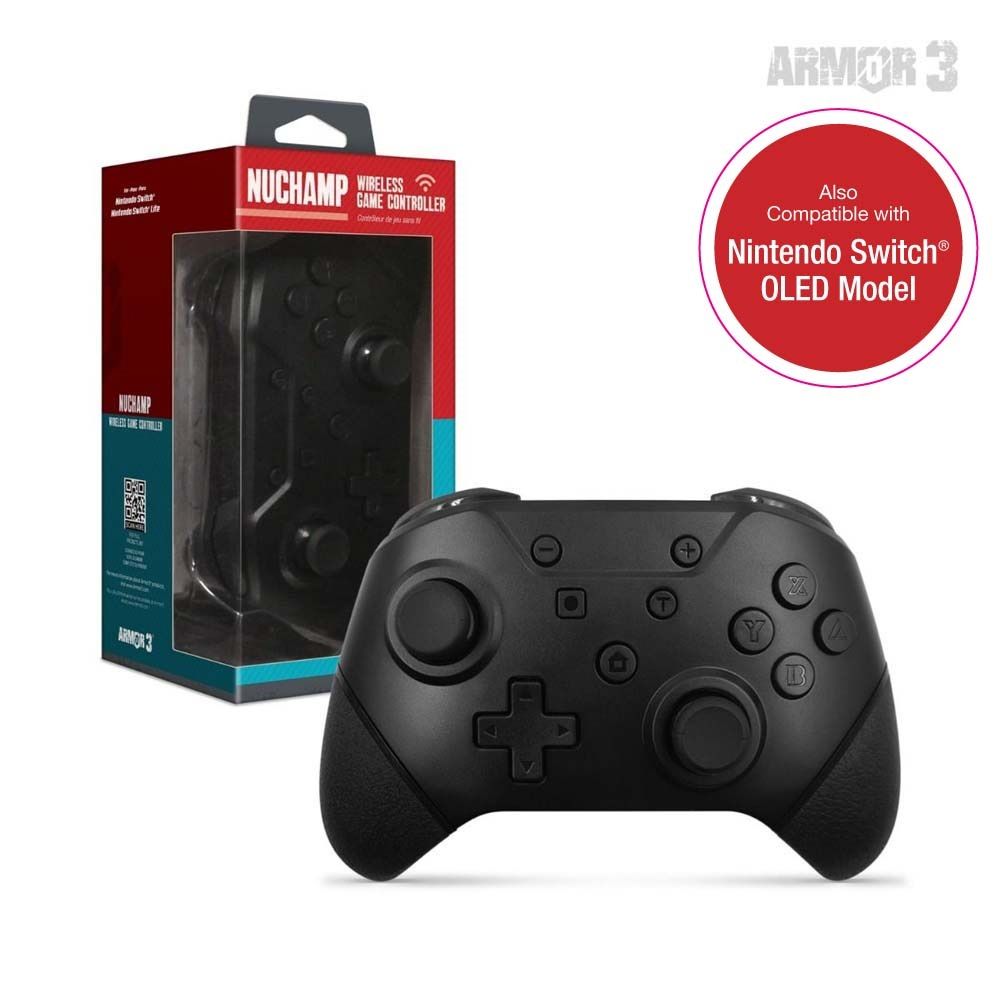 ARMOR3 NuChamp Nintendo Switch Gamepad Black