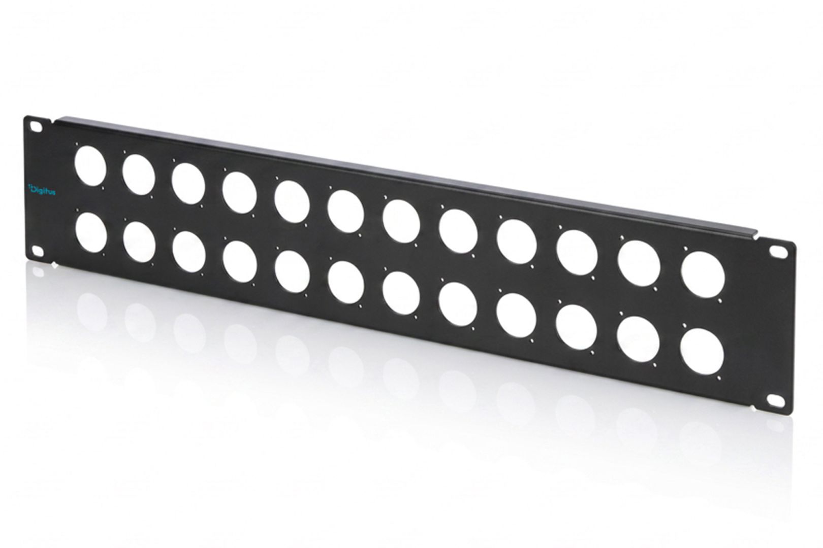 Digitus 2U rack panel for 24 x D-Type modules