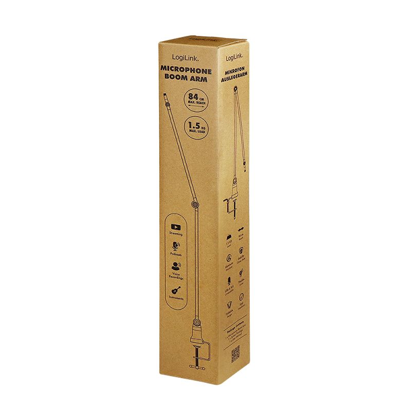 Logilink AA0184 Microphone Arm Black