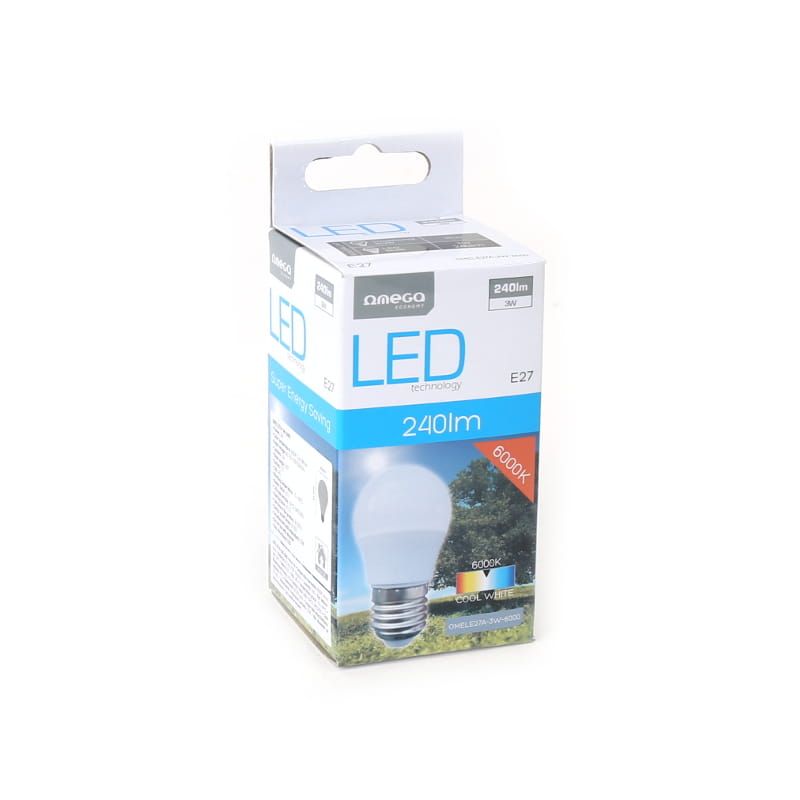 Platinet OMEGA LED BULB COMFORT 6000K E27 3W