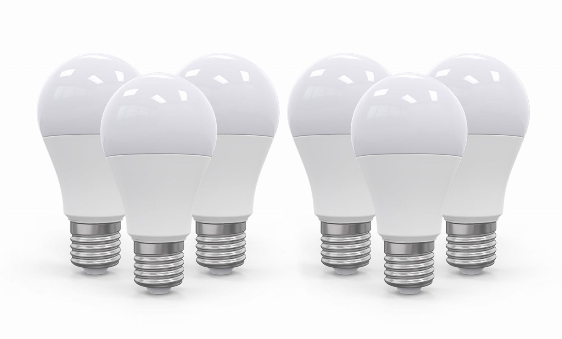 Platinet OMEGA LED BULB ECO 2800K E27 10W 6 PACK