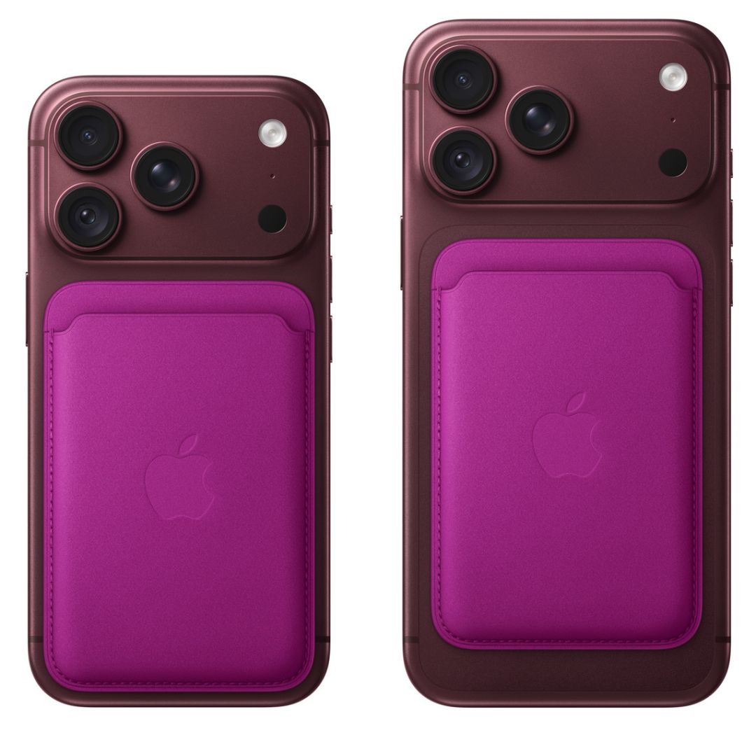 Apple FineWoven Wallet with MagSafe Magenta