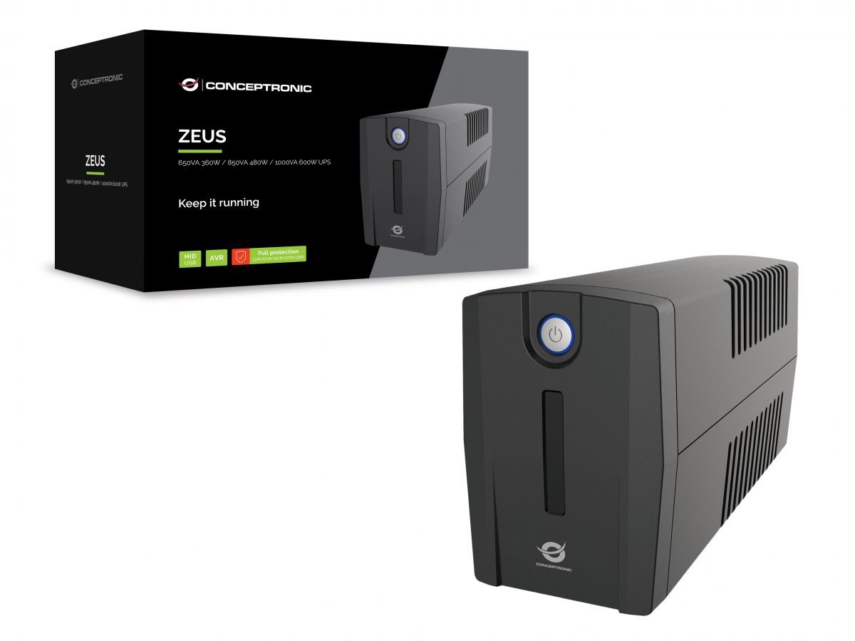 Conceptronic  ZEUS07ES 1000VA 600W UPS