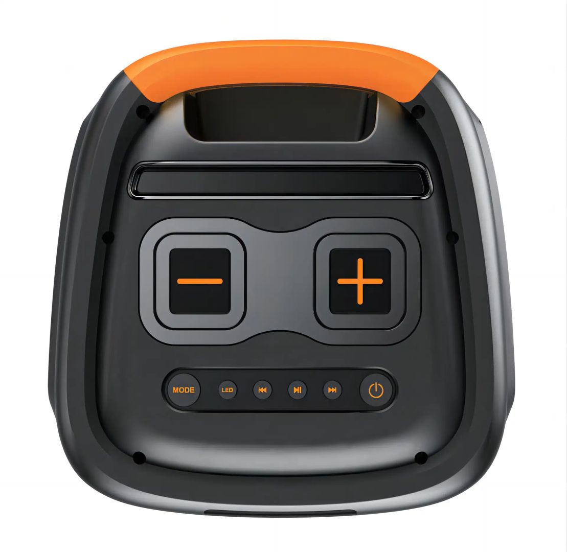 Denver TSP-456 Bluetooth trolley speaker with LED light and dual 8