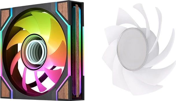 Thermaltake SWAFAN 120 EX INFINITY ARGB Sync PC Cooling Fan Wood Edition (3-Fan Pack)
