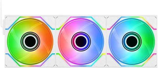 Thermaltake SWAFAN 140 EX INFINITY ARGB Sync PC Cooling Fan Snow (3-Fan Pack)