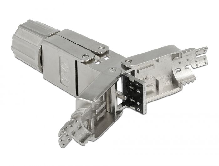 DeLock Coupler for network cable Cat.6 STP toolfree