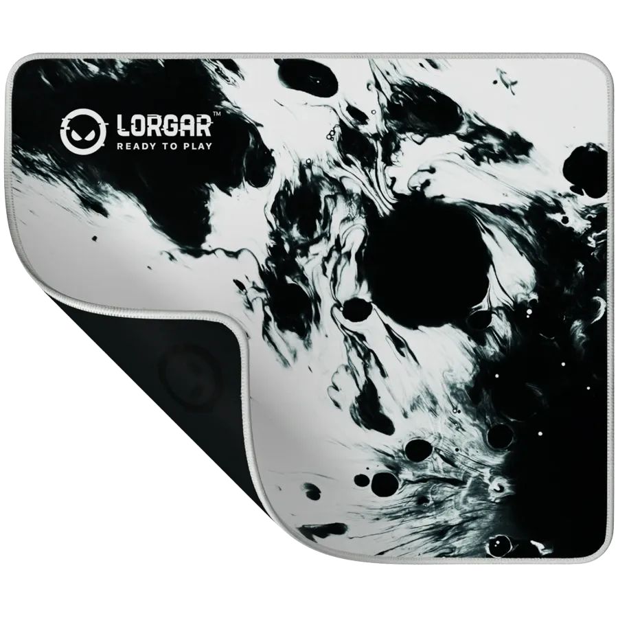 LORGAR MPA14M Egérpad Black/White