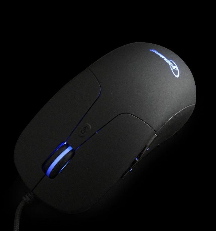 Gembird MUS-UL-01 Illuminated large size mouse Black