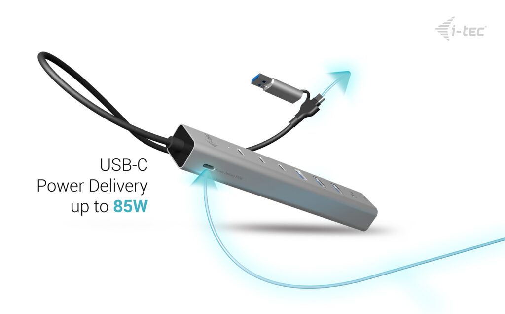 I-TEC USB-C/USB-A Metal HUB 6 port 