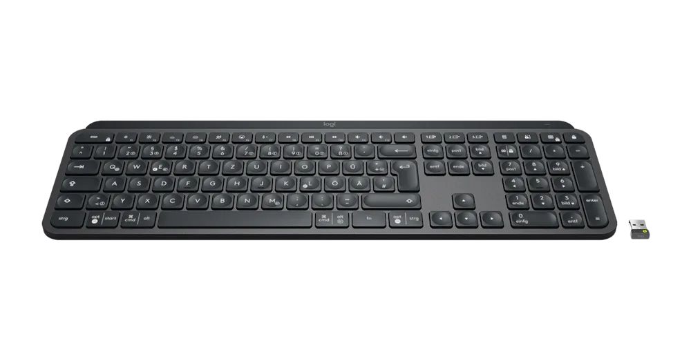 Logitech Mx Keys for Business Wireless Keyboard Graphite DE