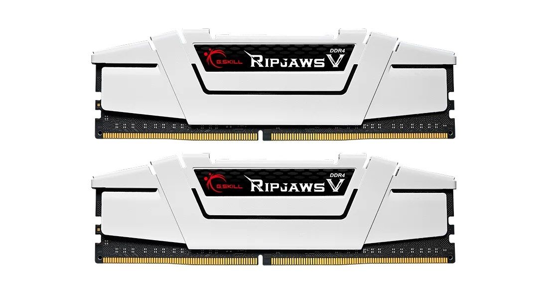 G.SKILL 16GB DDR4 3200MHz Kit(2x8GB) RipjawsV White