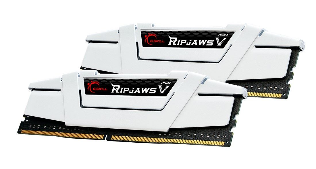 G.SKILL 16GB DDR4 3200MHz Kit(2x8GB) RipjawsV White