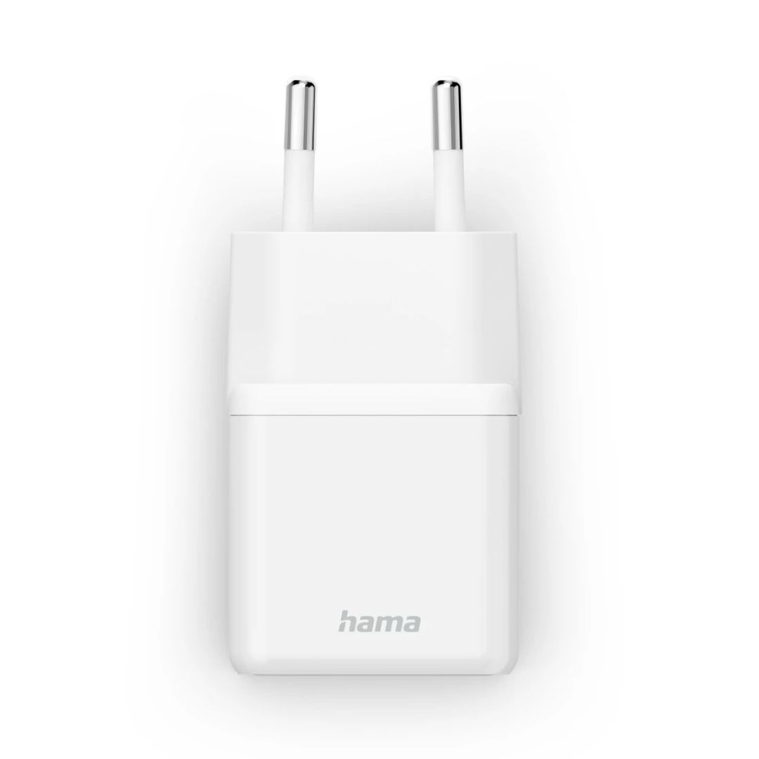 Hama Fast Charger GaN USB-C Super Mini Charger PD 100W White