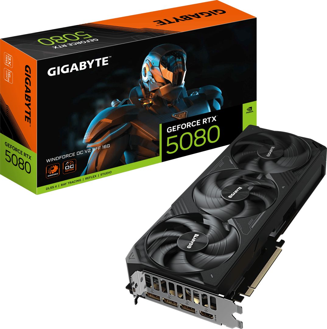 Gigabyte RTX5080 WINDFORCE OC V2 SFF 16G