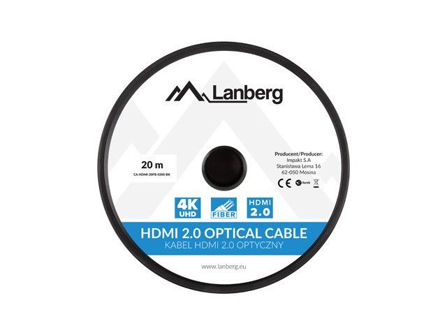 Lanberg HDMI to HDMI 20m Black