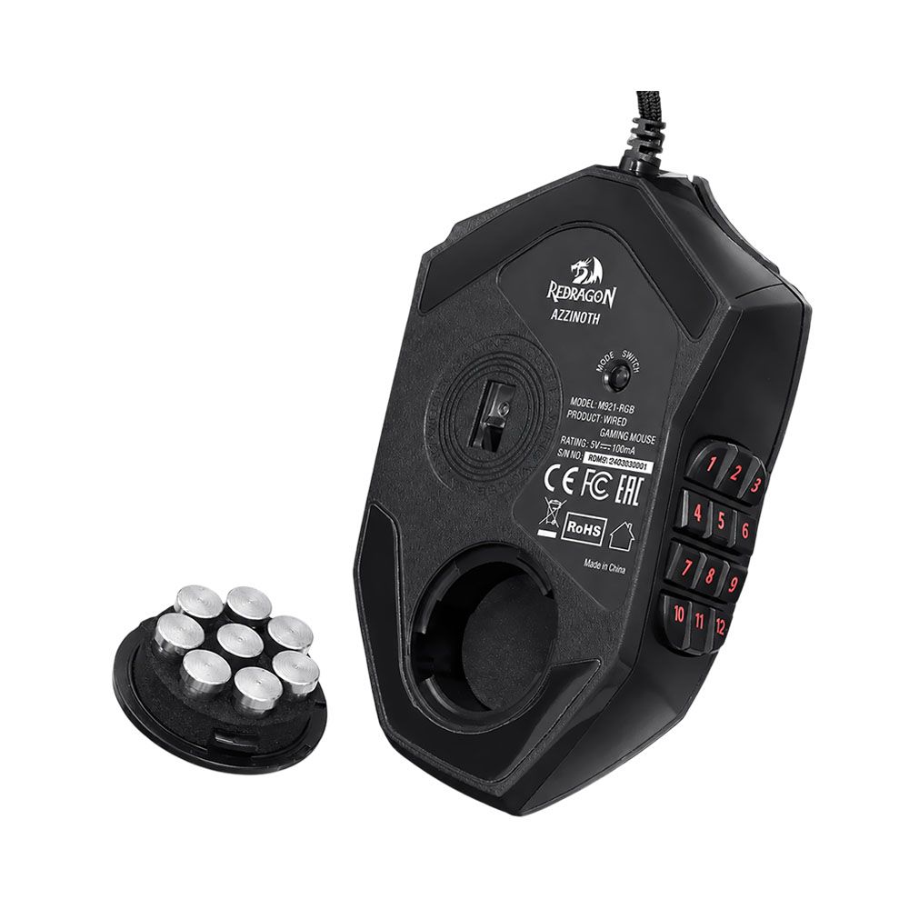 Redragon M921-RGB Gaming Mouse Black