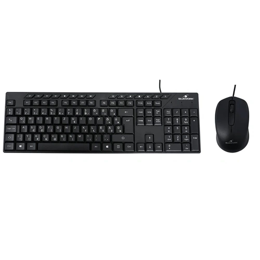 Bluestork PACK-MEDIA-OFF Keyboard Black HU