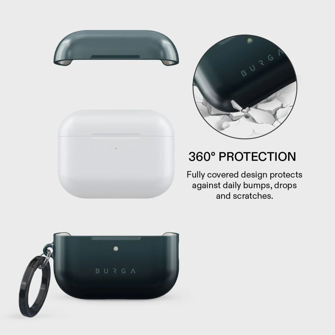 Burga Airpods Case for Airpods Pro 3 Black Hole