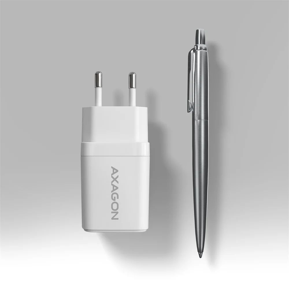 AXAGON ACU-PQ33W GaN Wall Charger 33W for phones and tablets White
