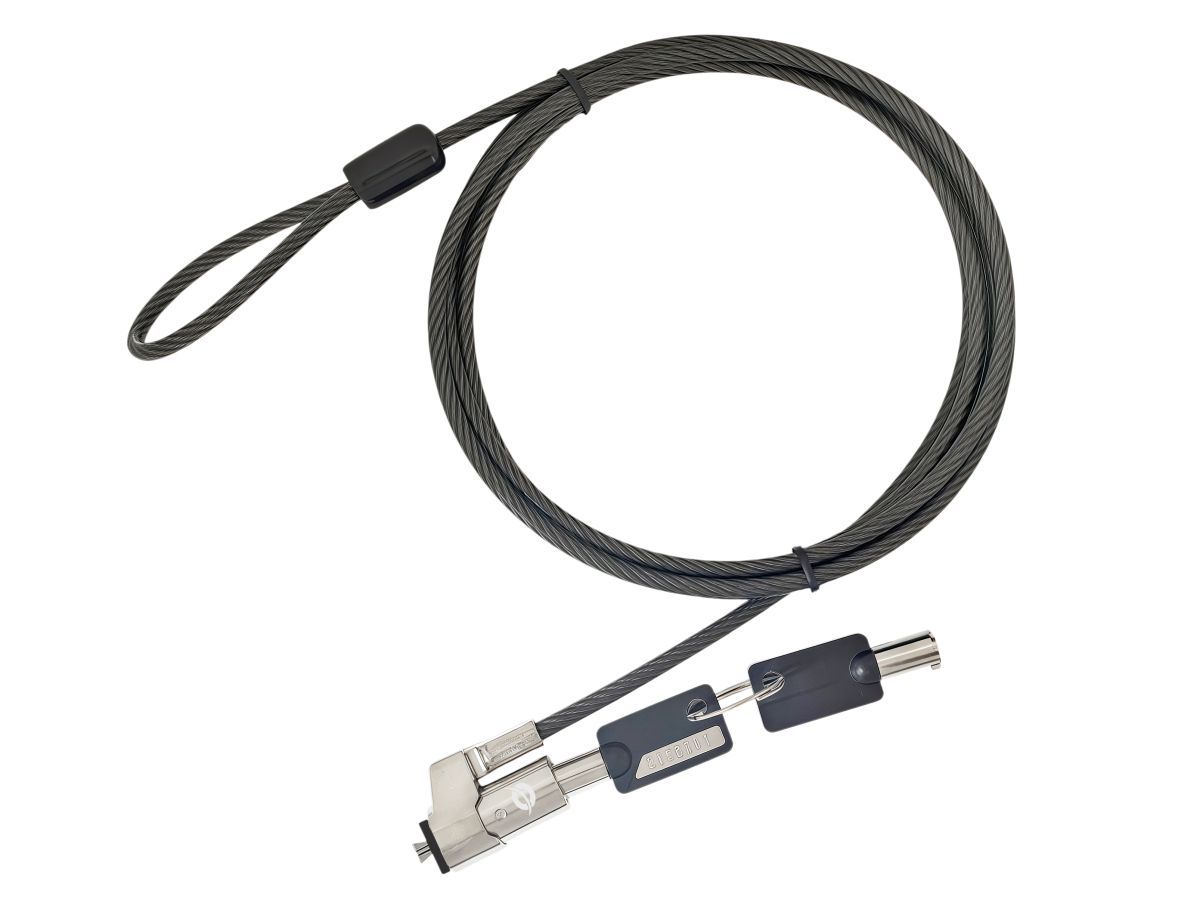 Conceptronic  CUSTODIO02BWM Keyed Laptop Lock 1,8m Black