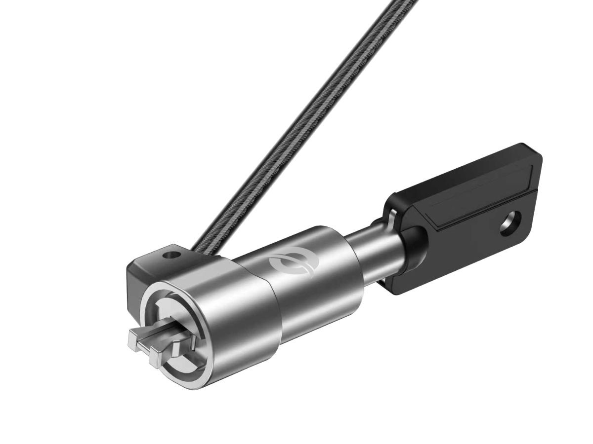 Conceptronic  CUSTODIO02BWM Keyed Laptop Lock 1,8m Black