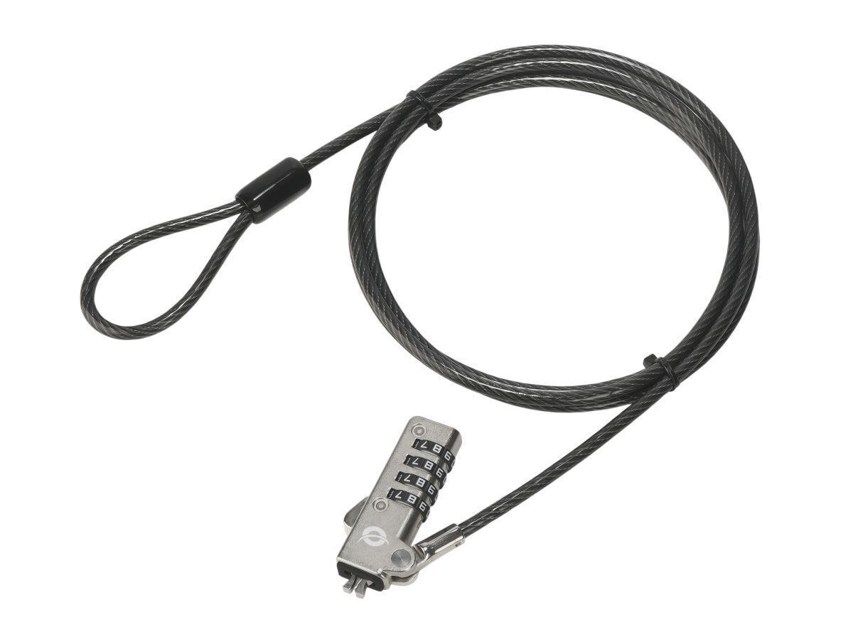 Conceptronic  CUSTODIO01BW Combination Laptop Lock 1,8m Black