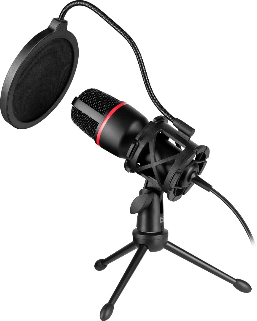 Defender Forte GMC 300 Gaming stream Microphone Black