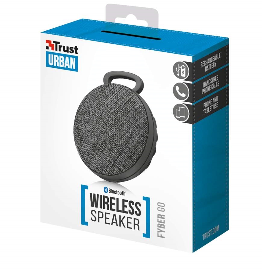 Trust Fyber Go Bluetooth Wireless Speaker Black