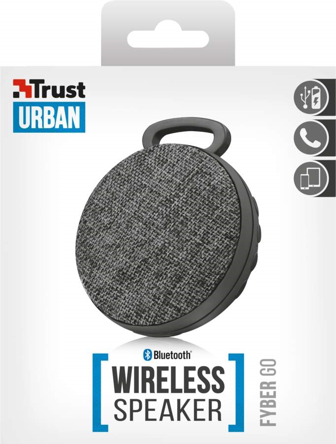 Trust Fyber Go Bluetooth Wireless Speaker Black