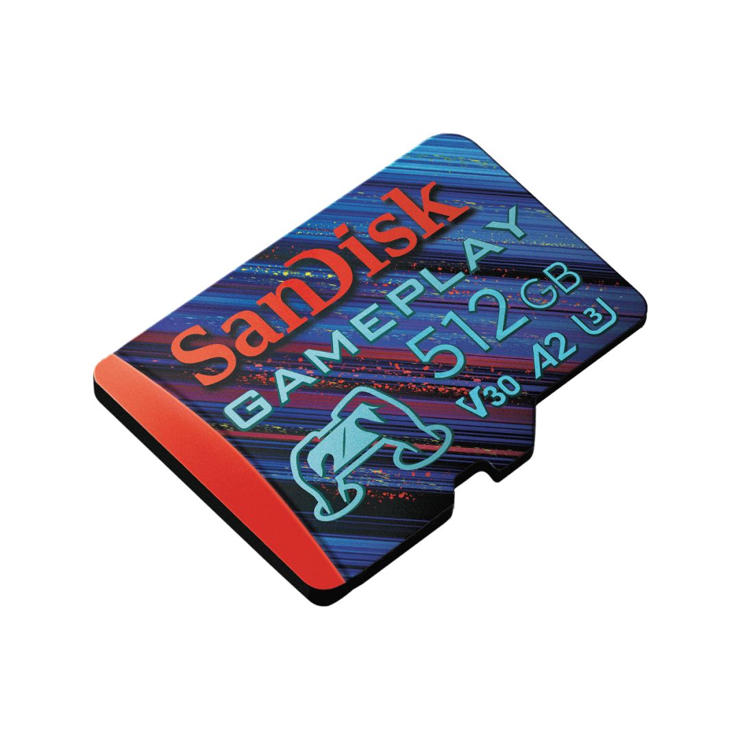 Sandisk 512GB microSDXC GamePlay Class 10 U3 V30 A2