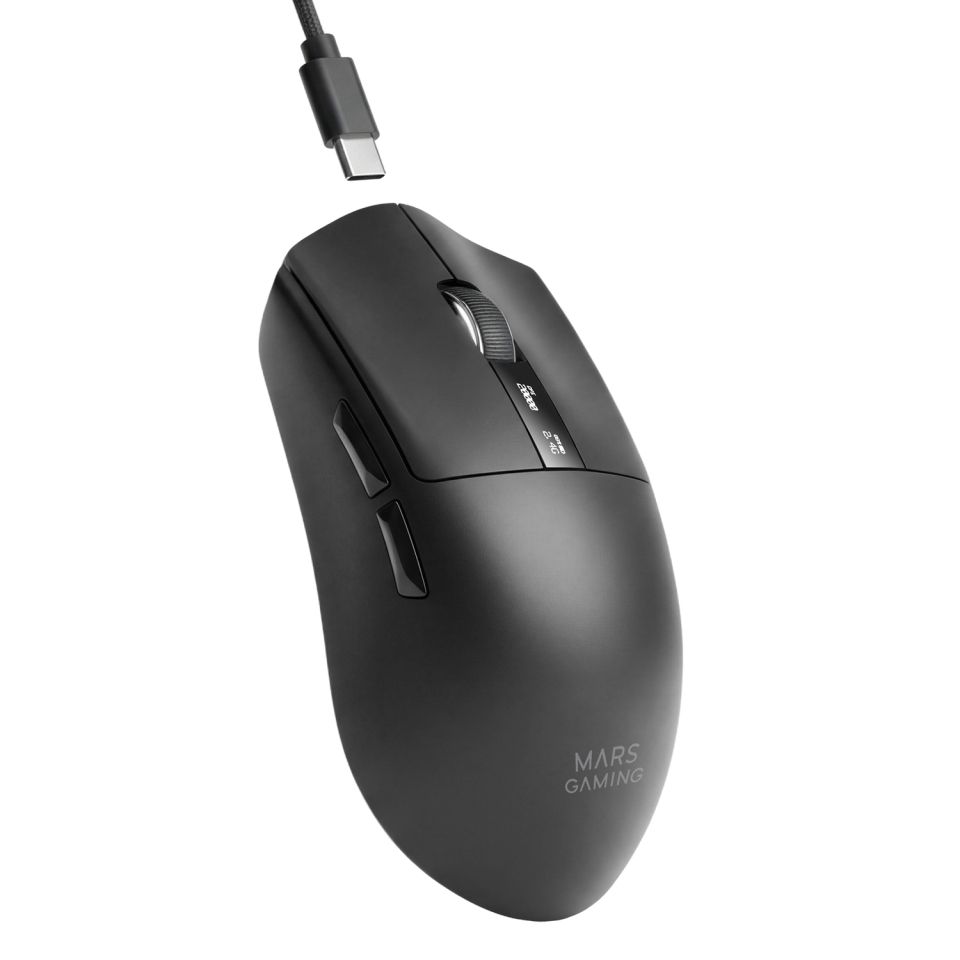 Mars Gaming MMW-ELITE Gaming Wireless Bluetooth Mouse + Charging Dock Black
