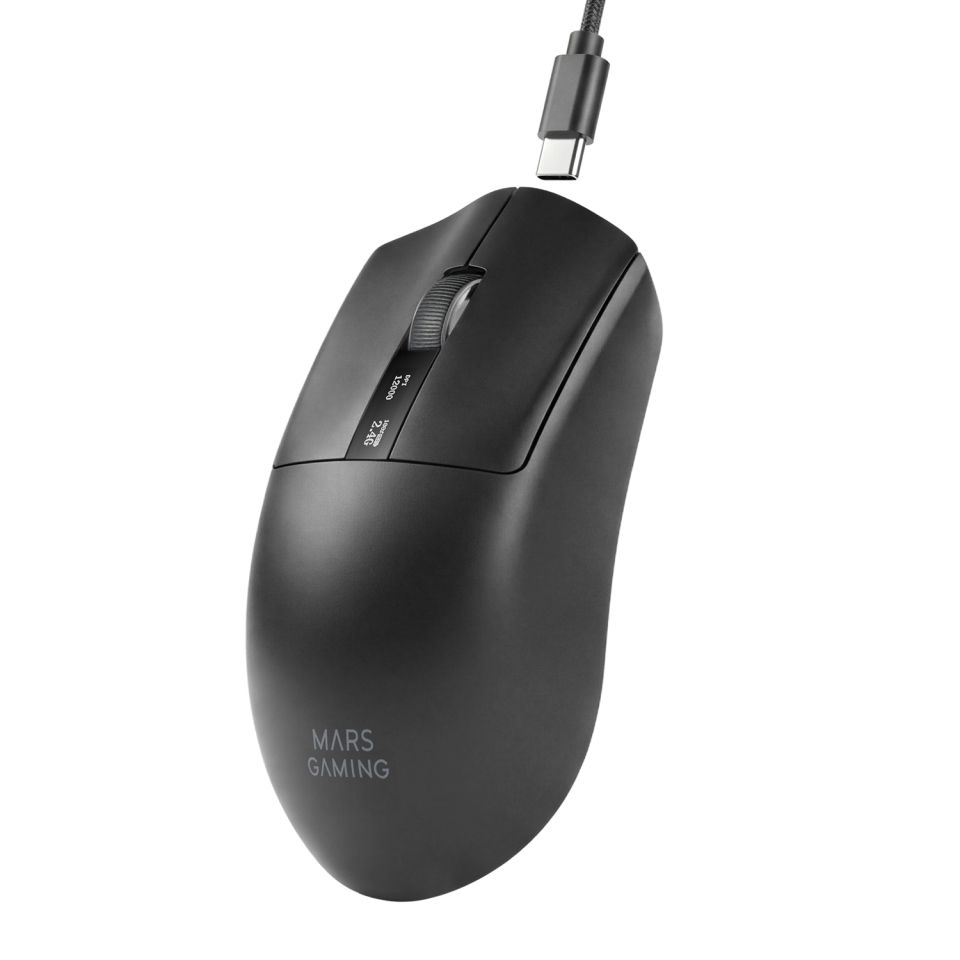 Mars Gaming MMW-ELITE Gaming Wireless Bluetooth Mouse + Charging Dock Black