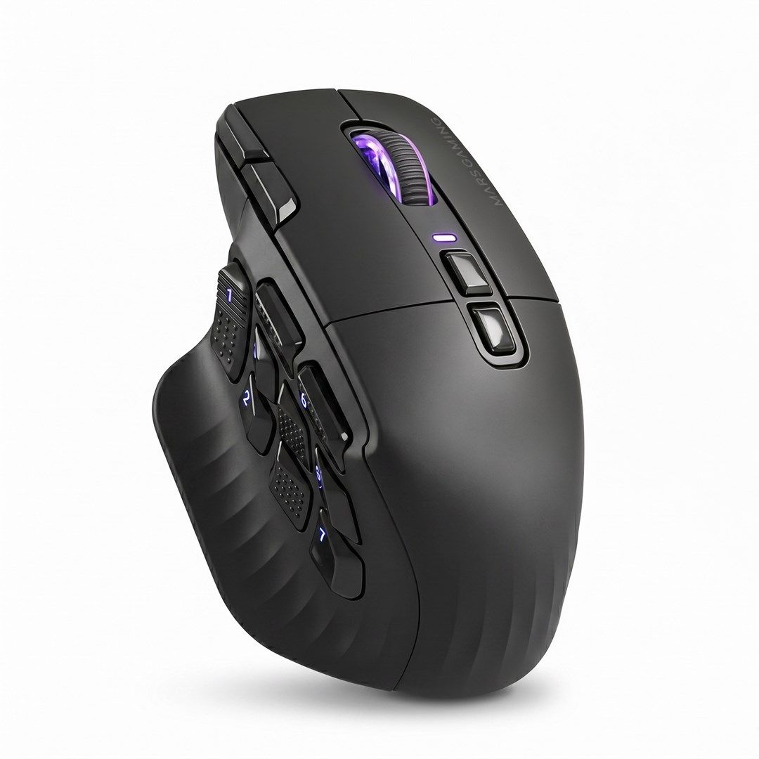 Mars Gaming MMW-HEX16 Gaming Wireless Bluetooth Mouse Black