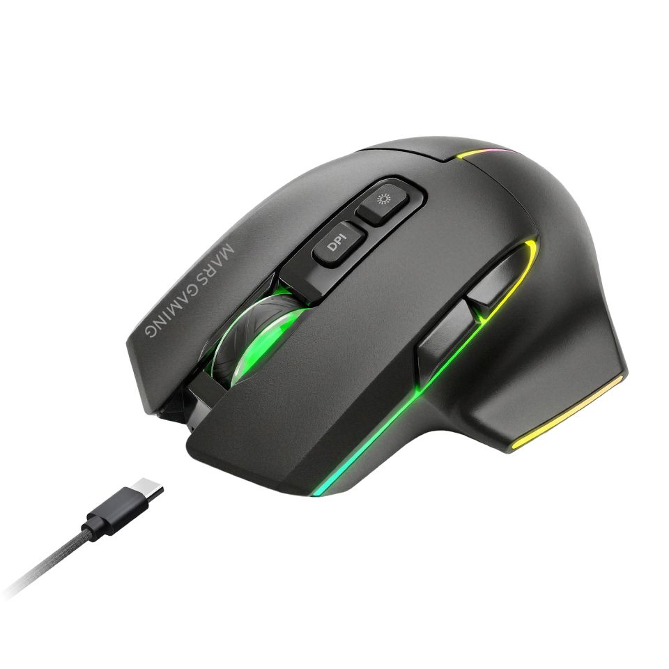 Mars Gaming MMW-VECTOR Gaming Wireless Bluetooth Mouse Black