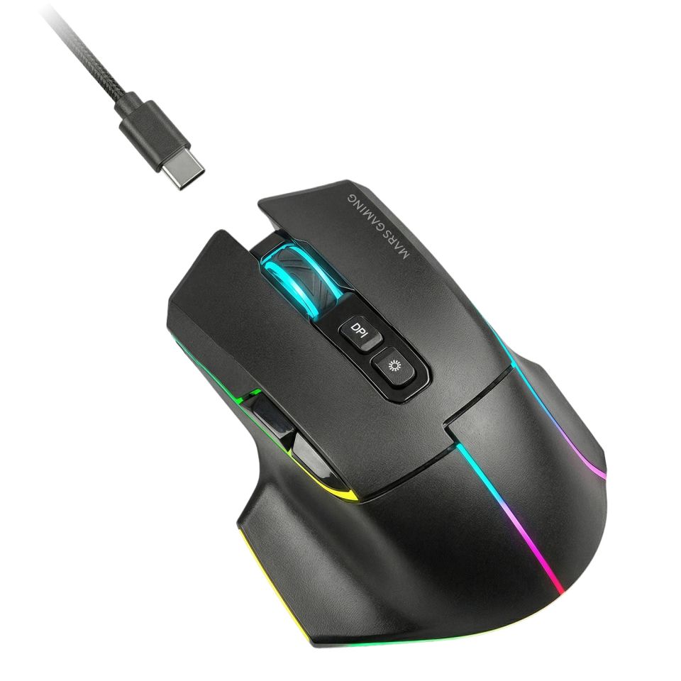 Mars Gaming MMW-VECTOR Gaming Wireless Bluetooth Mouse Black