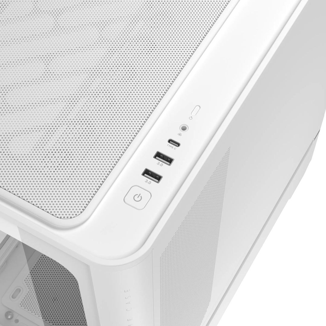 Asus Prime AP304 ARGB Tempered Glass White