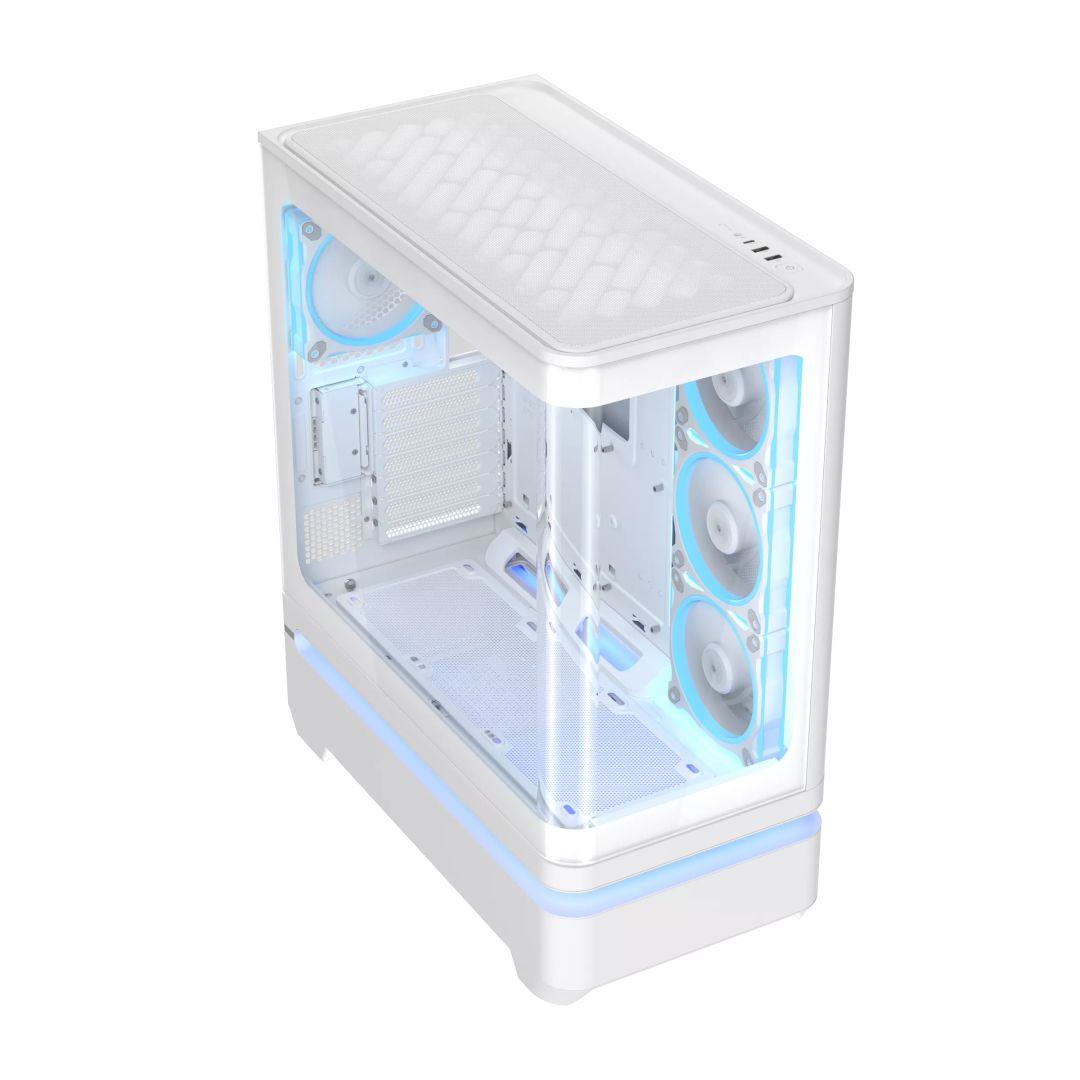 Asus Prime AP304 ARGB Tempered Glass White
