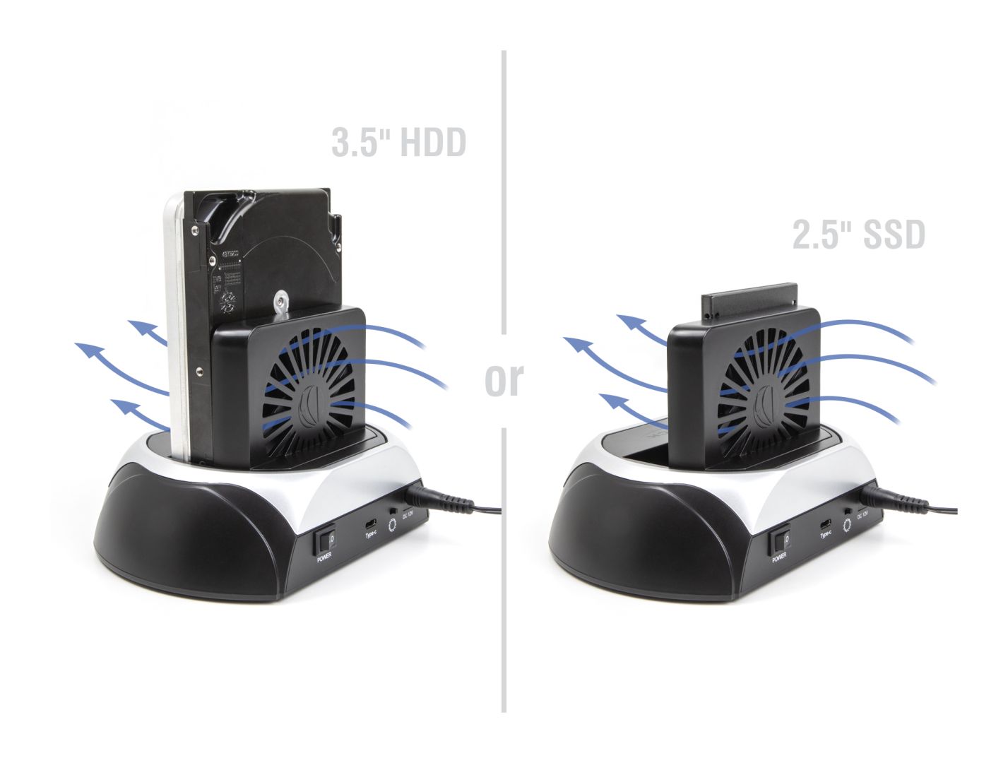 DeLock USB 10 Gbps Docking Station for 2,5″/3.5