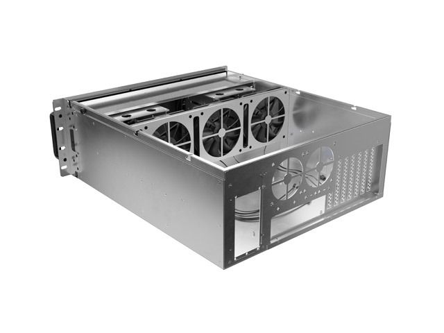 Lanberg SC01-5204-12B Rackszekrénybe szerelhető Ház Black