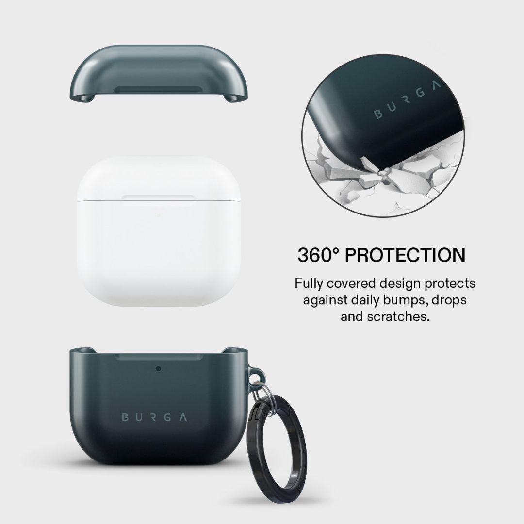 Burga Airpods Case for Airpods 4 Black Hole