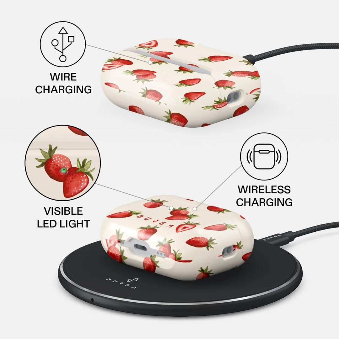 Burga Airpods Case for Airpods Pro 3 Freshly Picked
